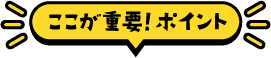 ここが重要ポイント