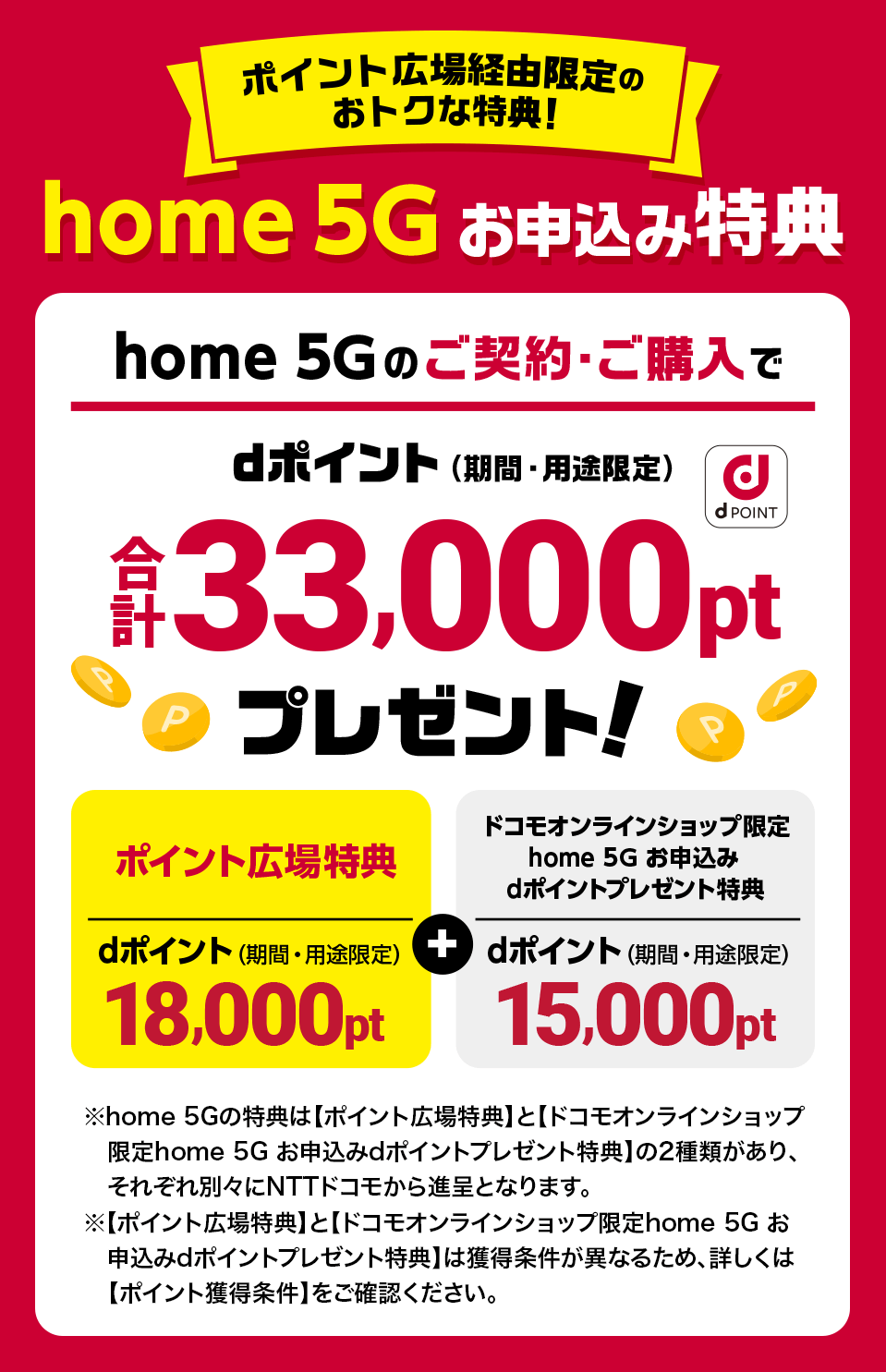home 5Gお申し込み特典
